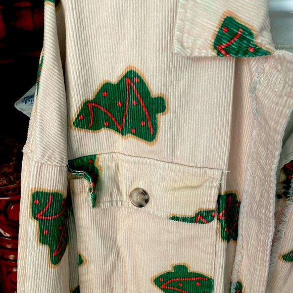 🎄Christmas 🎄tree corduroy jacket! - Picture 2 of 4